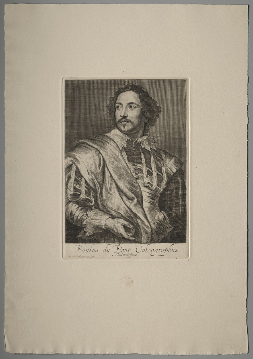 Paul du Pontin muotokuva tekijältä Anthony van Dyck