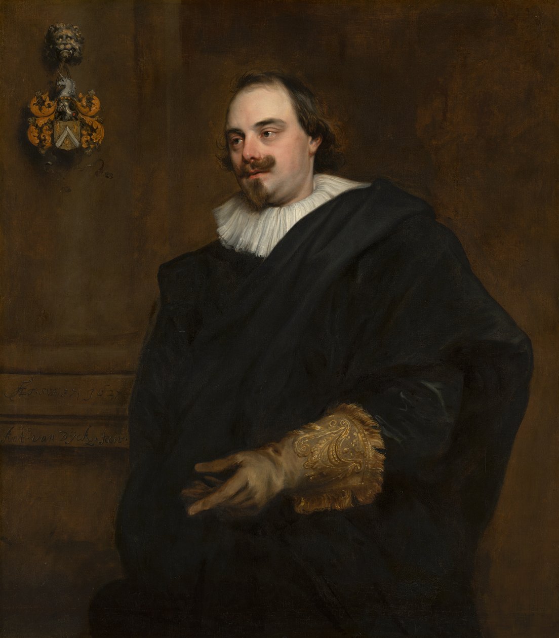 Muotokuva Peeter Stevensistä (n. 1590-1668), 1627 tekijältä Anthony van Dyck