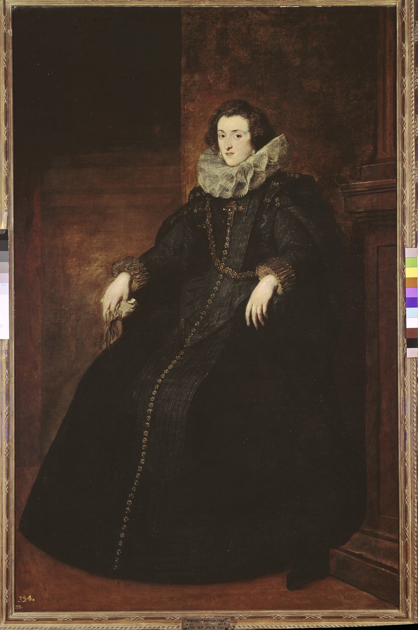 Policena Spinolan muotokuva tekijältä Anthony van Dyck