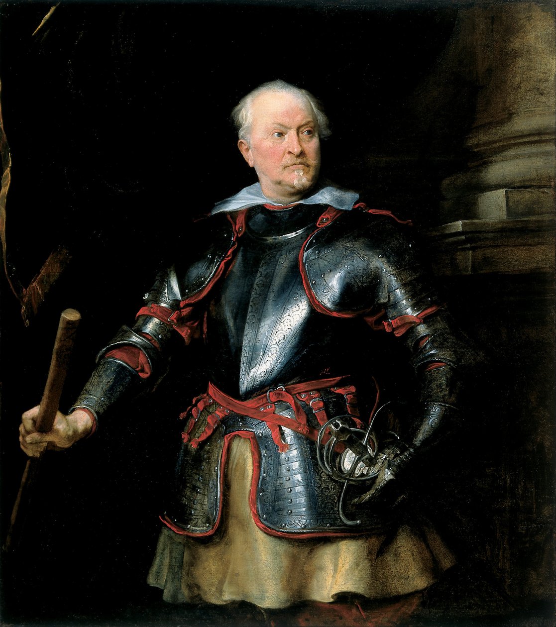 Muotokuva miehestä haarniskassa tekijältä Anthony van Dyck