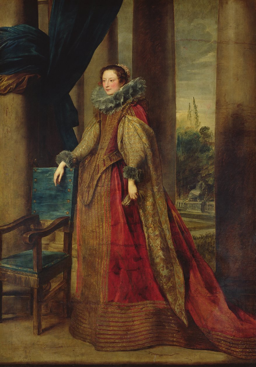 Naisen muotokuva, jonka oletetaan olevan markiisi Geromina Spinola-Doria de Genes tekijältä Anthony van Dyck