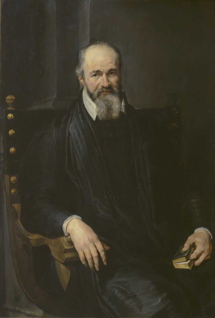 Nojatuolissa istuvan miehen muotokuva, 1616-1818 tekijältä Anthony van Dyck