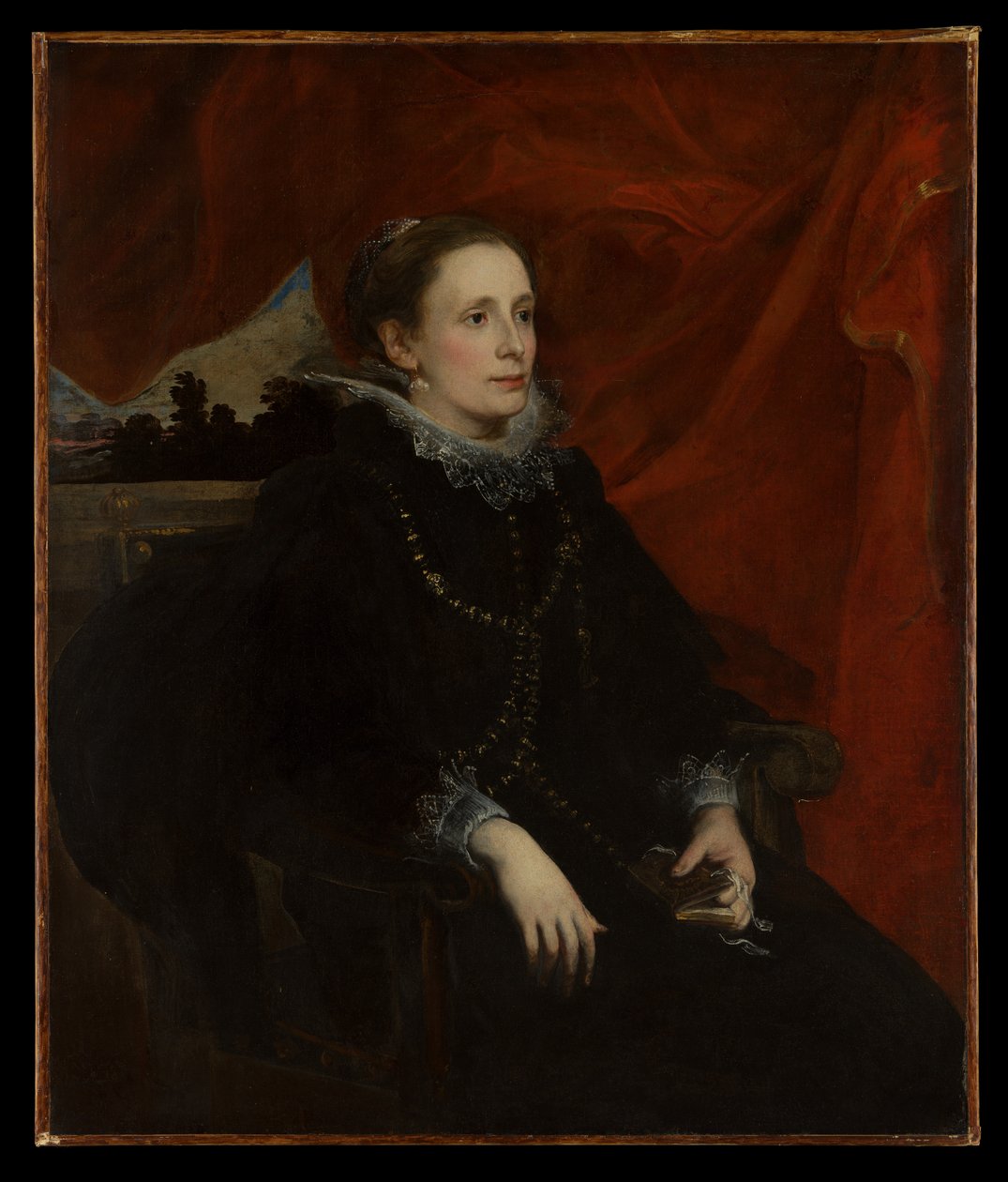 Naisten muotokuva, nimeltään Marchesa Durazzo tekijältä Anthony van Dyck