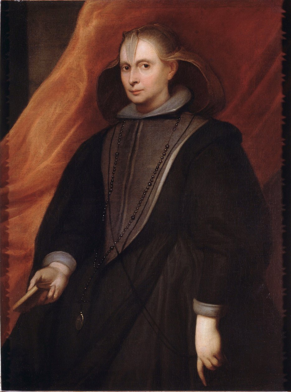 Genovan naisen muotokuva (öljy kankaalle tekijältä Anthony van Dyck