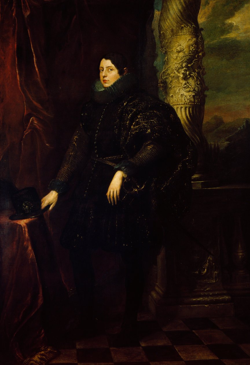 Nuoren miehen muotokuva Casa Spinolasta, n. 1622 tekijältä Anthony van Dyck