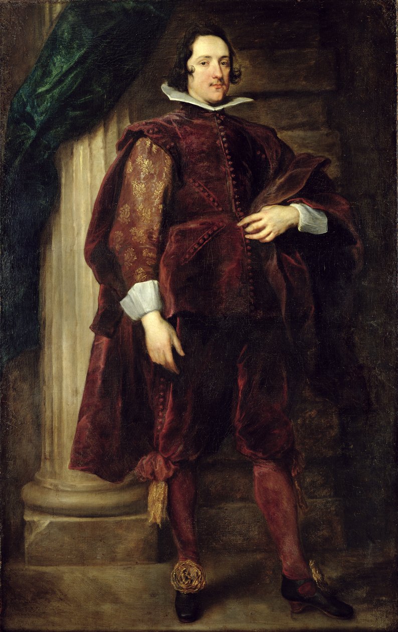 Italian aatelismiehen muotokuva, 1624-27 tekijältä Anthony van Dyck