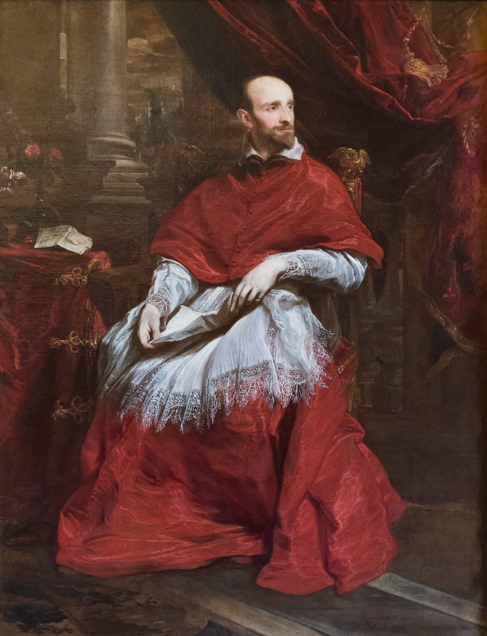 Kardinaali Bentivoglion muotokuva tekijältä Anthony van Dyck