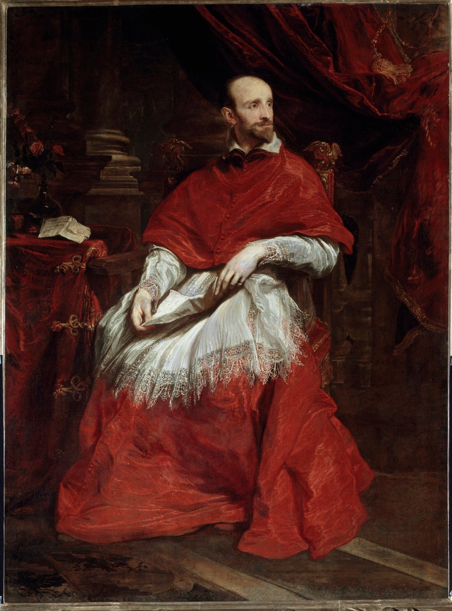 Italian kardinaalin ja historioitsija Guido Bentivoglion muotokuva tekijältä Anthony van Dyck