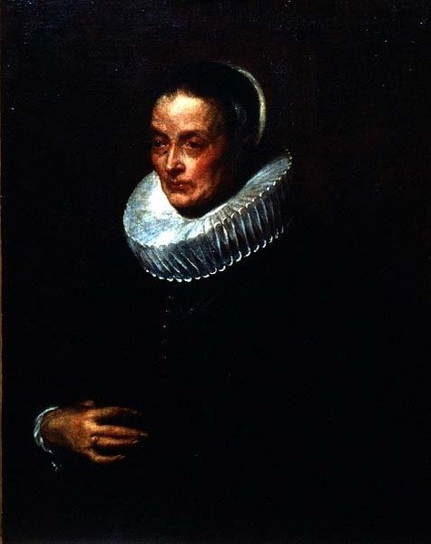 Taiteilija Justus Sustermansin äidin muotokuva, n. 1640-50 tekijältä Anthony van Dyck