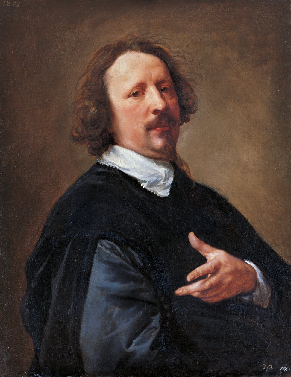 Maalari Gaspard de Crayerin (1584-1669) muotokuva. tekijältä Anthony van Dyck