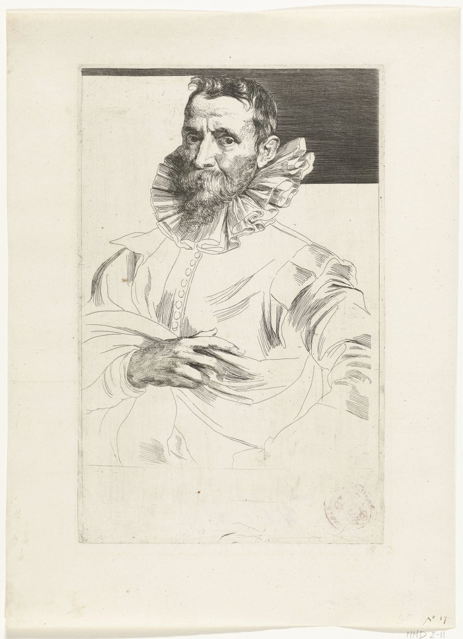 Jan Brueghel vanhemman muotokuva tekijältä Anthony van Dyck