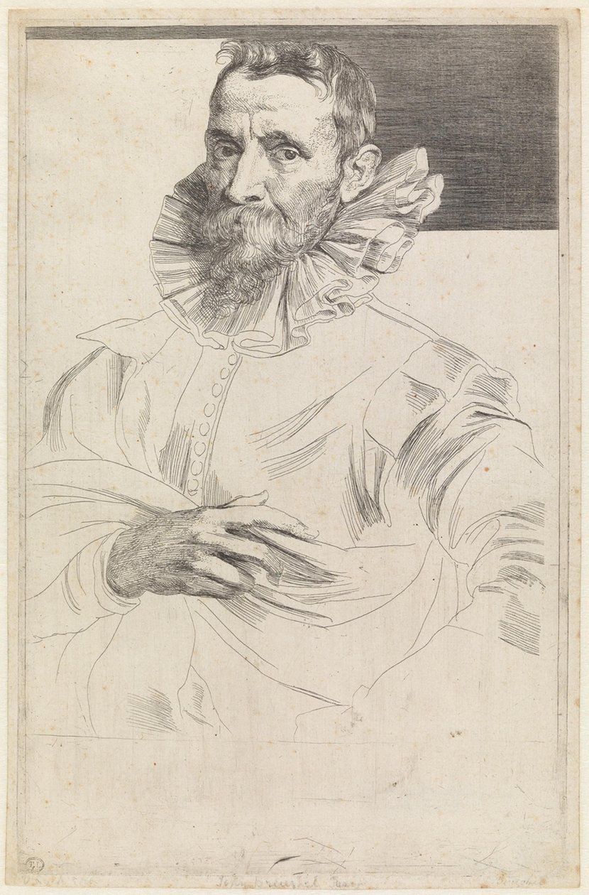 Jan Brueghel vanhemman muotokuva tekijältä Anthony van Dyck