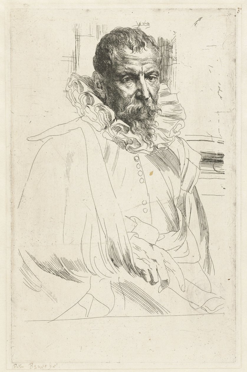 Pieter Brueghel nuoremman muotokuva tekijältä Anthony van Dyck