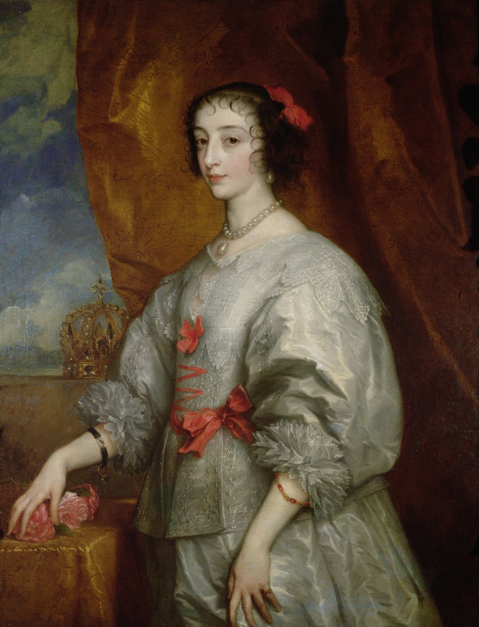 Kuningatar Henrietta Maria tekijältä Anthony van Dyck
