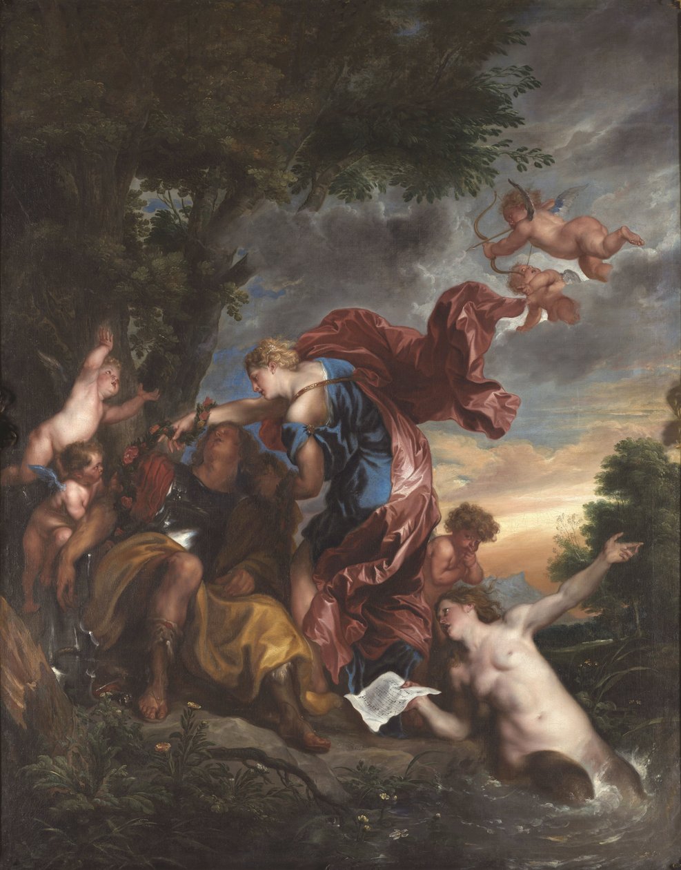 Rinaldo ja Armida tekijältä Anthony van Dyck