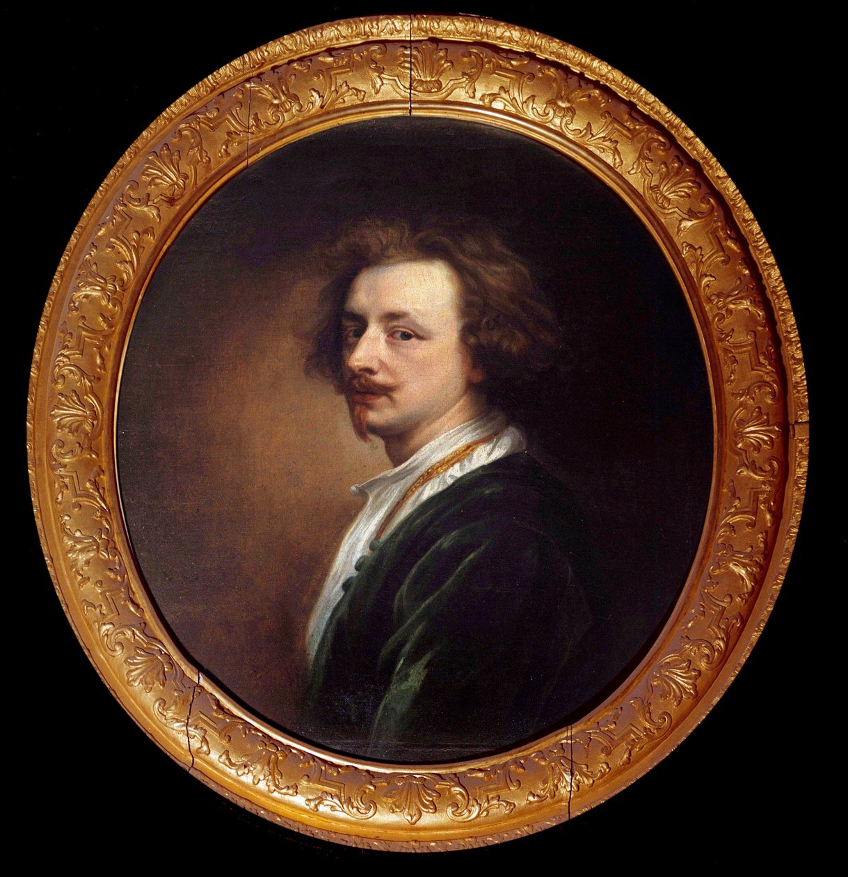 Anton (Antoon tai Anthony) van Dyckin (1599-1641) omakuvamaalaus 1600-luvun su. 0,68x0,58 m - Anton (Antoon tai Anthony) van Dyckin (1599-1641) omakuva 1600-luvulta. 0,68 x 0,58 m. tekijältä Anthony van Dyck