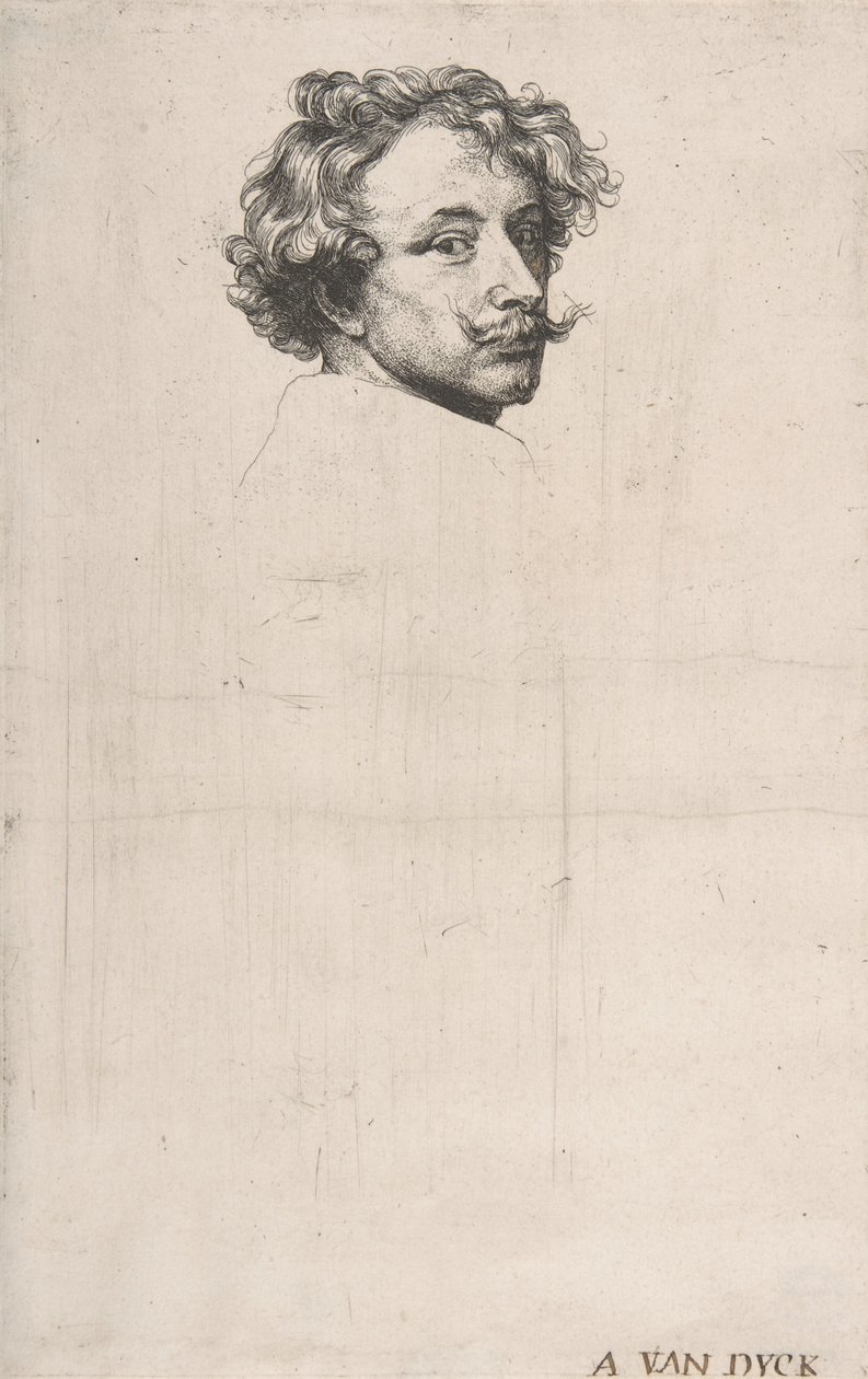 Omakuva, Ikonografiasta, n. 1640. tekijältä Anthony van Dyck