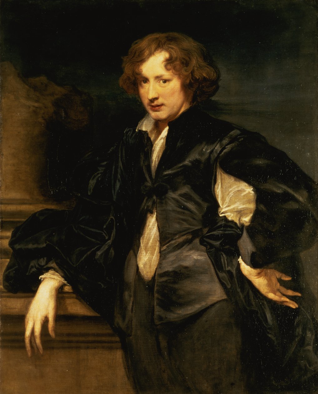 Omakuva, n. 1620-21 (öljy kankaalle) tekijältä Anthony van Dyck