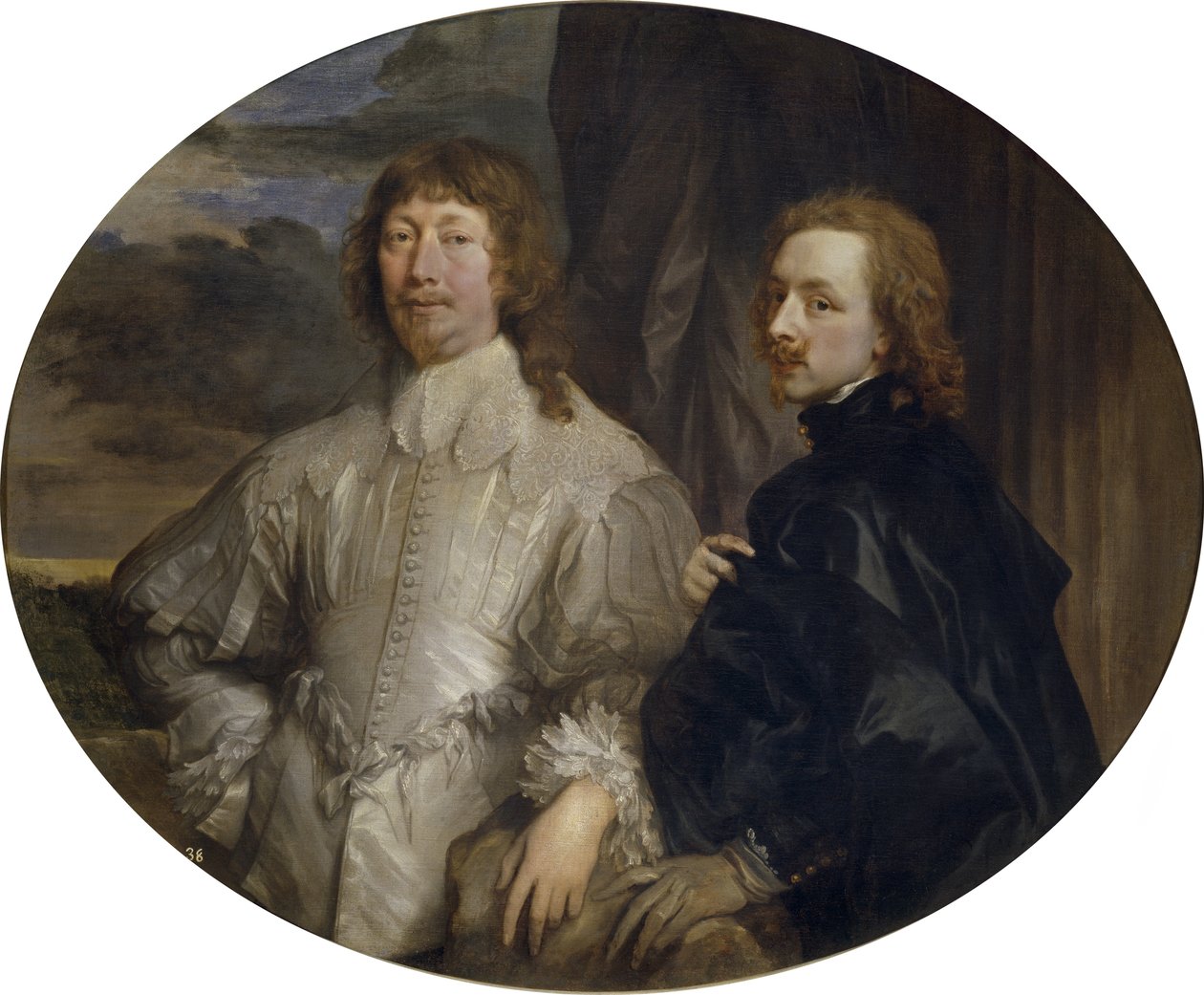 Sir Endymion Porter ja Sir Anthony van Dyck tekijältä Anthony van Dyck