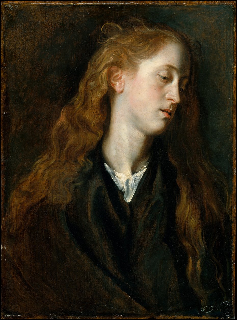 Nuoren naisen päätutkielma tekijältä Anthony van Dyck