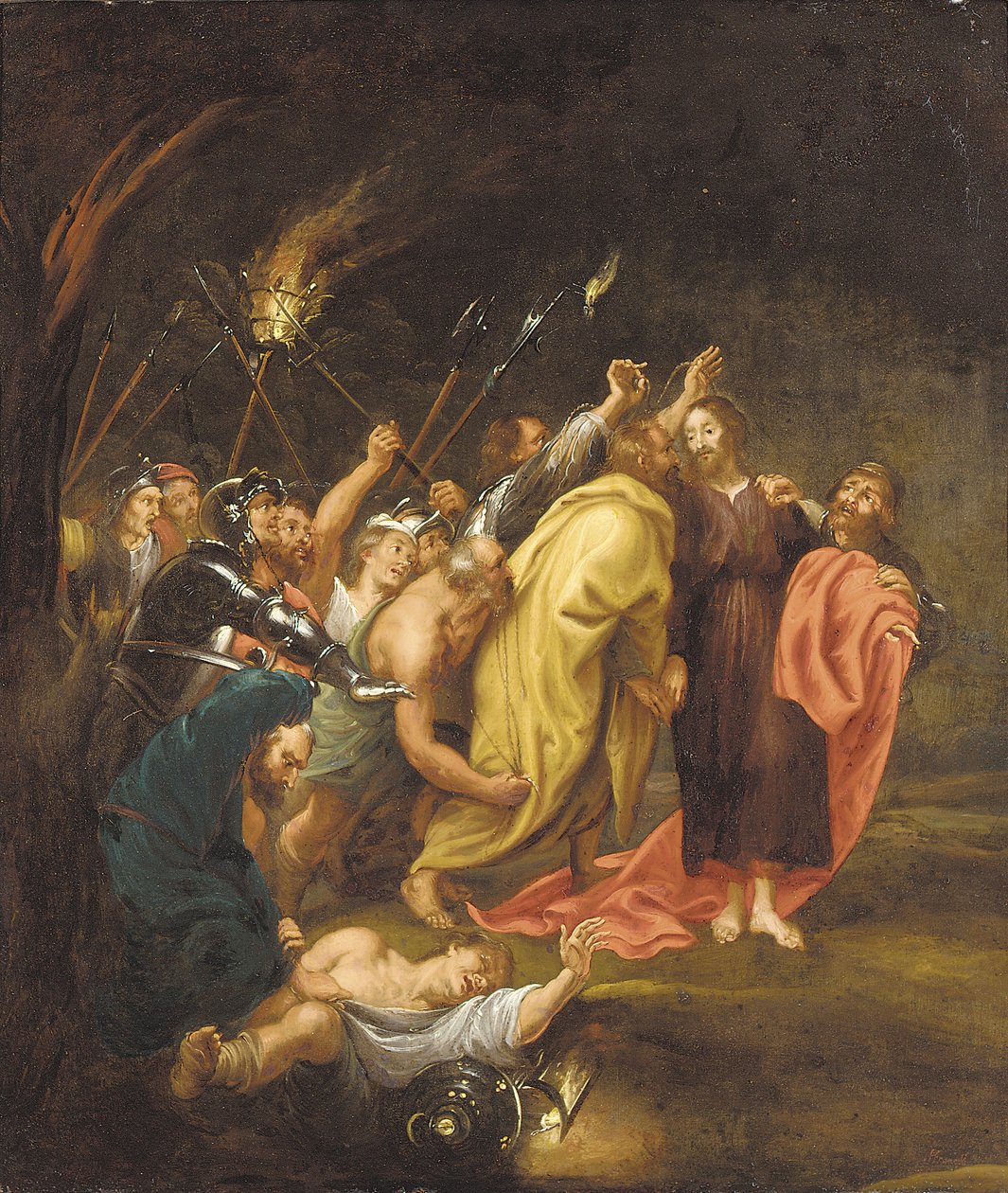 Kristuksen pidätys tekijältä Anthony van Dyck