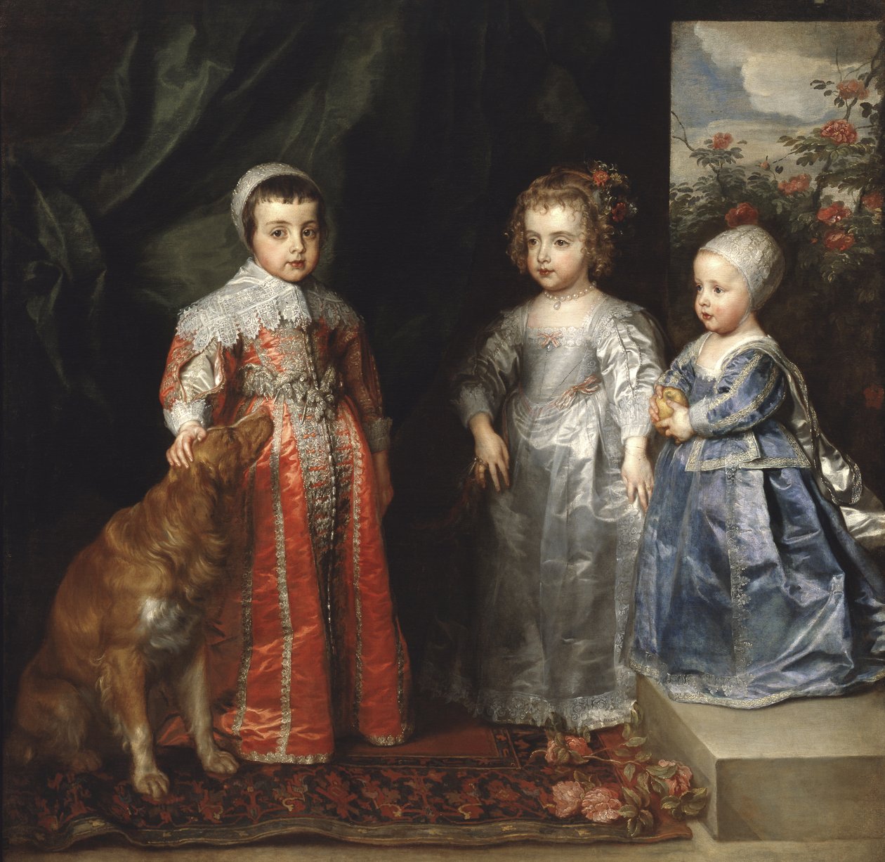 Englannin Charles I:n lapset, 1635 tekijältä Anthony van Dyck