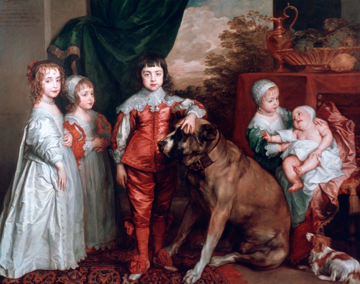 Kaarle I:n viisi vanhinta lasta, 1637. tekijältä Anthony van Dyck