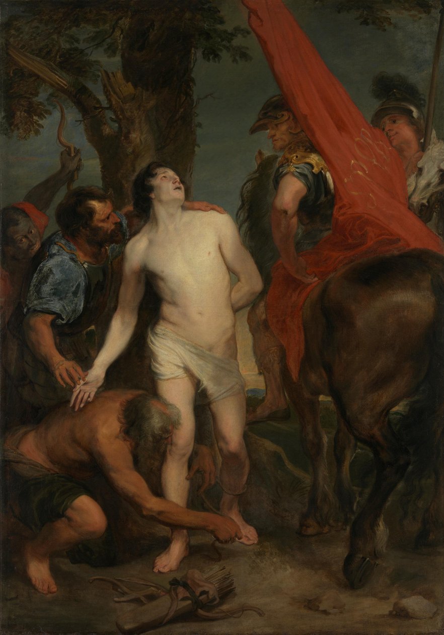 Pyhän Sebastianuksen marttyyrikuolema tekijältä Anthony van Dyck