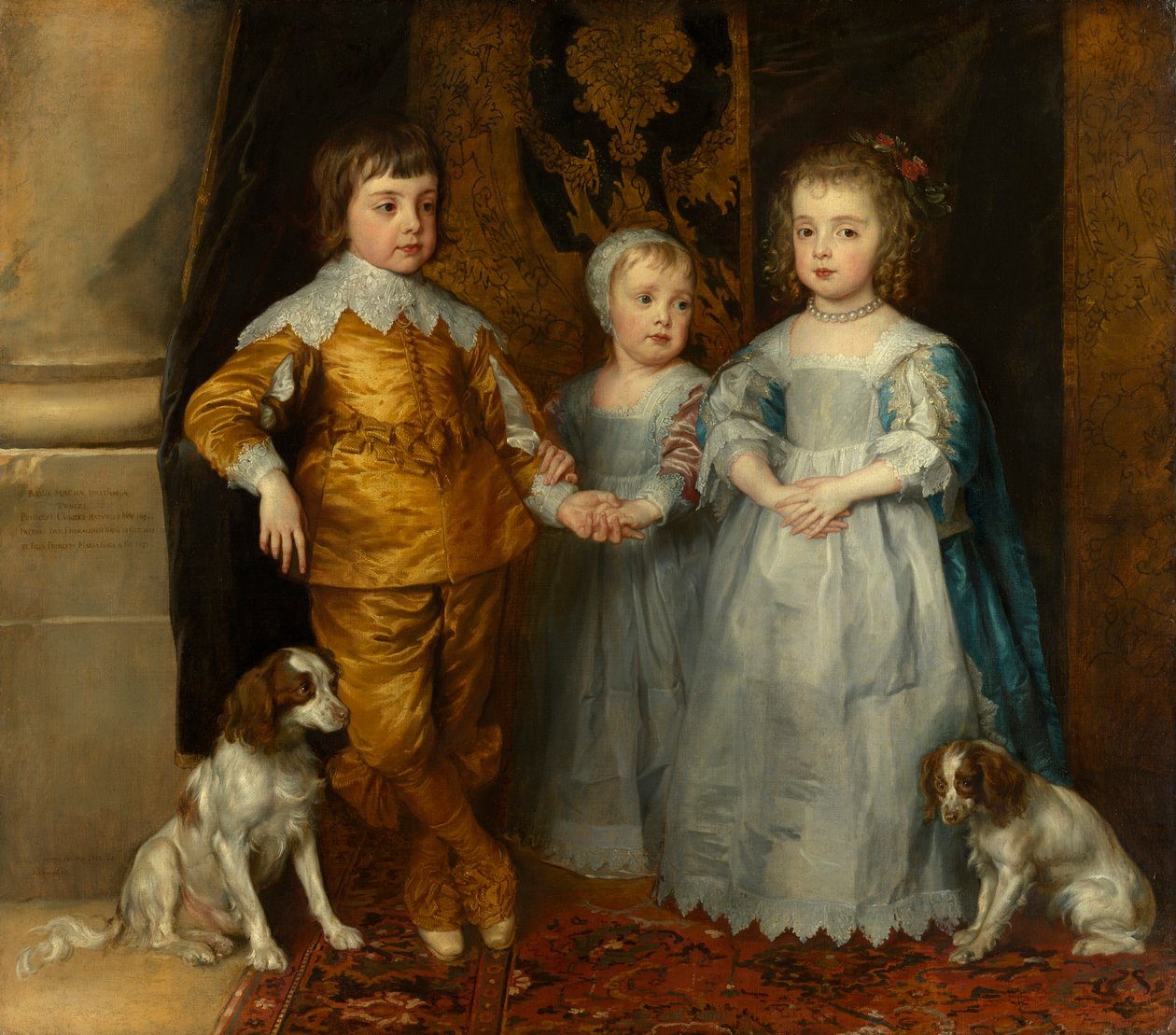 Kaarle I:n kolme vanhinta lasta tekijältä Anthony van Dyck