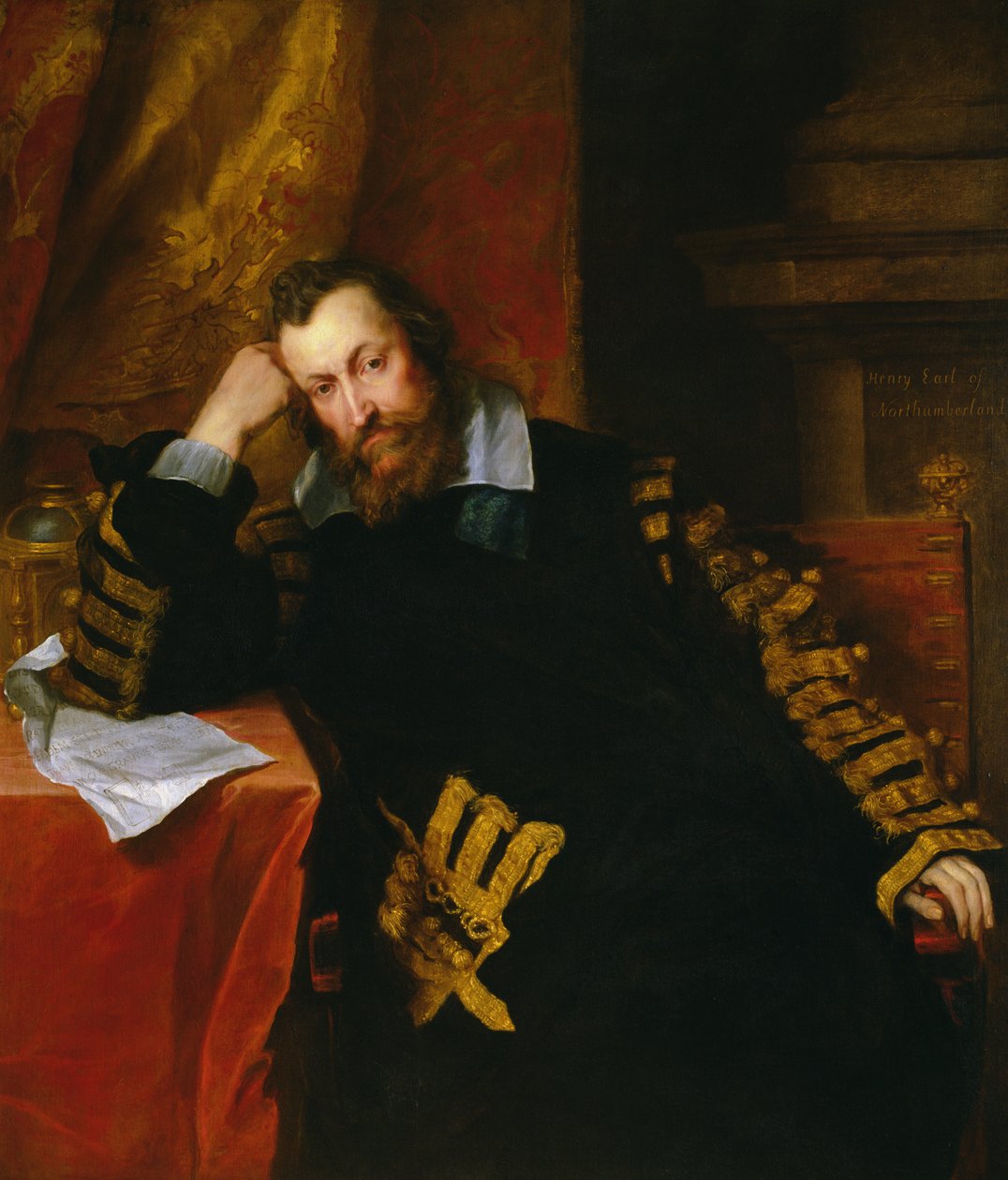 "The Wizard Earl", Henry Percy, 9. Earl of Northumberland, 1635 tekijältä Anthony van Dyck