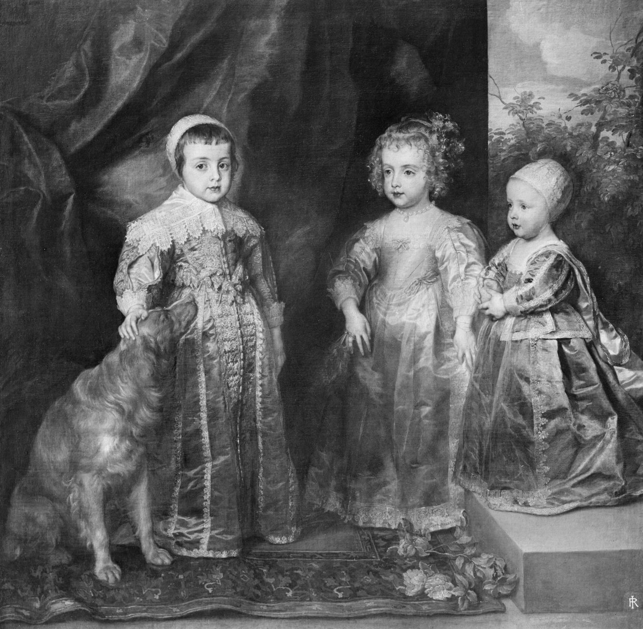 Englannin kuninkaan Charles I:n kolme poikaa 1630-luvulla. tekijältä Anthony van Dyck