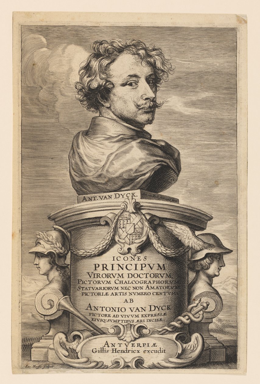 Nimisivu, miesten prinssien ikoneista tekijältä Anthony van Dyck