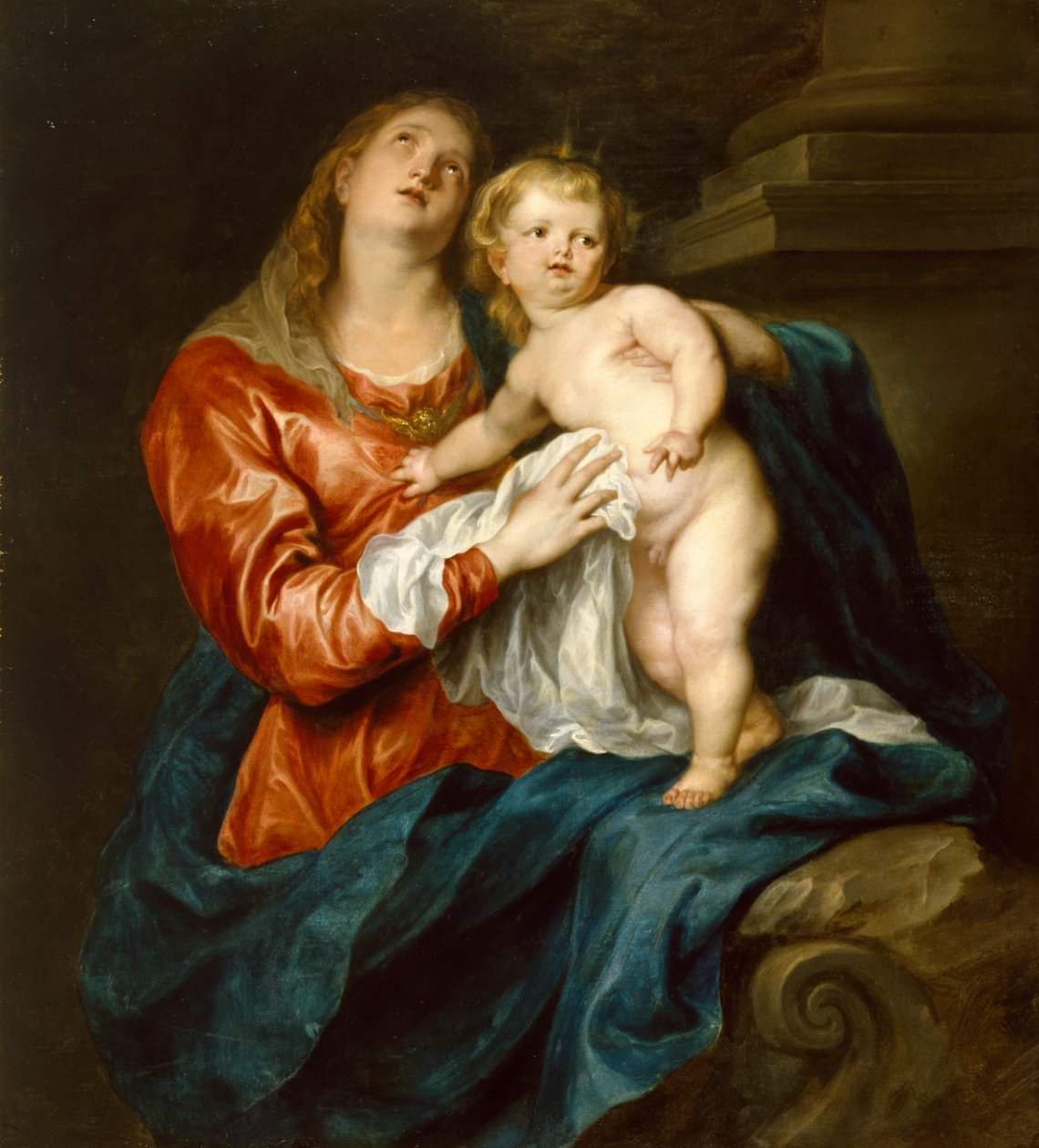 Neitsyt Maria ja Jeesus-lapsi tekijältä Anthony van Dyck