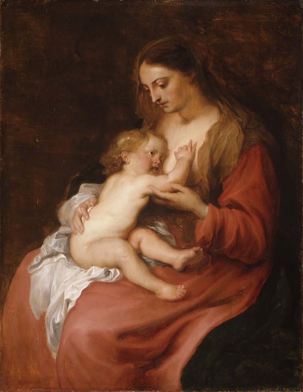 Neitsyt Maria ja Jeesus-lapsi tekijältä Anthony van Dyck