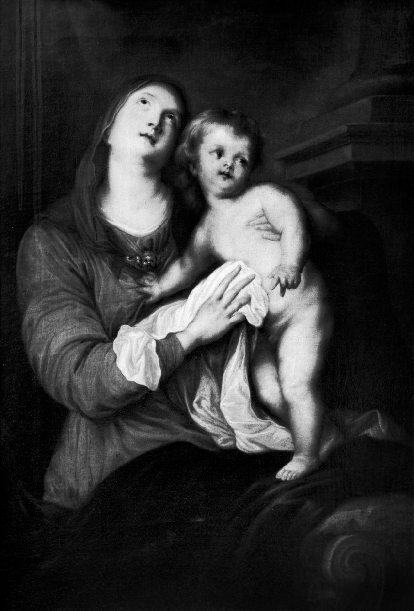 Neitsyt ja lapsi tekijältä Anthony van Dyck