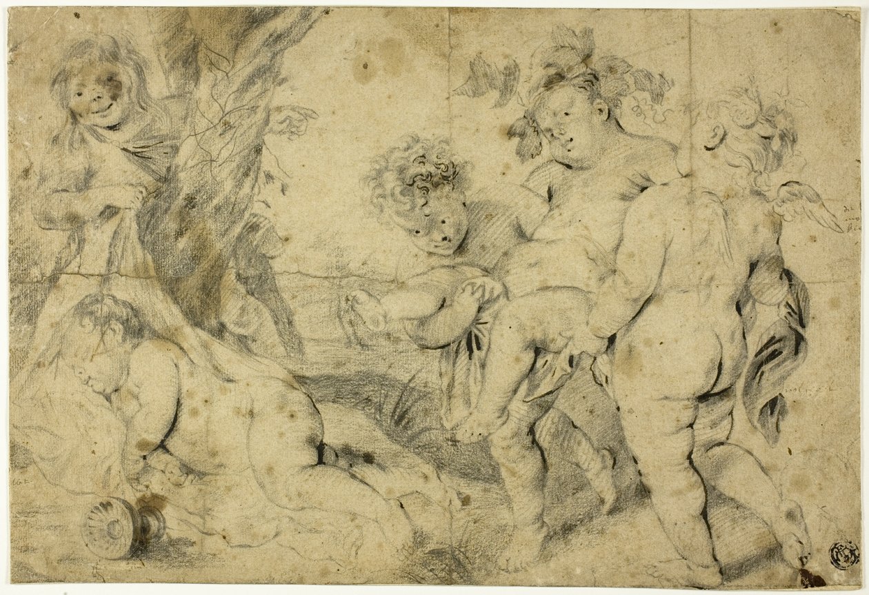 Nuori Bacchus ja seuralaiset tekijältä Anthony van Dyck