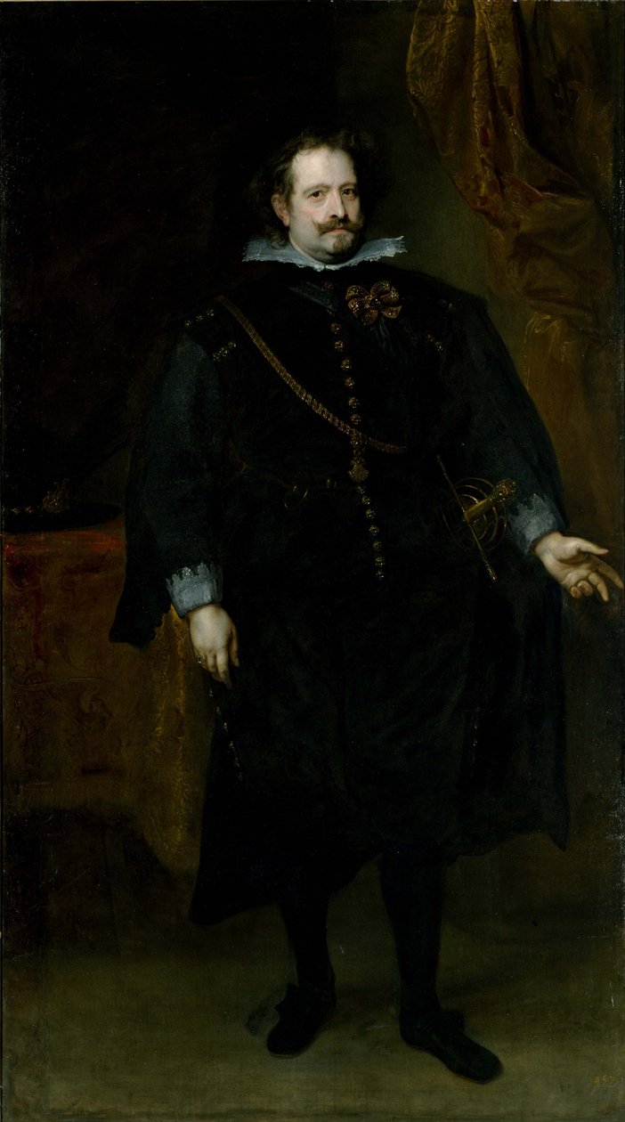 Diego Felipe de Guzman, Marqués de Regganes. tekijältä Anthony van Dyck
