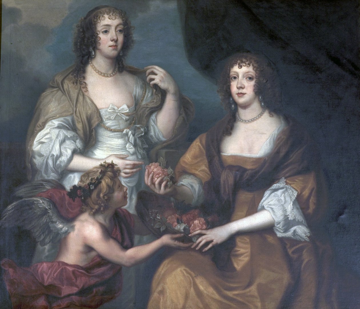 Lady Elizabeth Thimbelby ja Dorothy, varakreivi Andover tekijältä Anthony van after Dyck