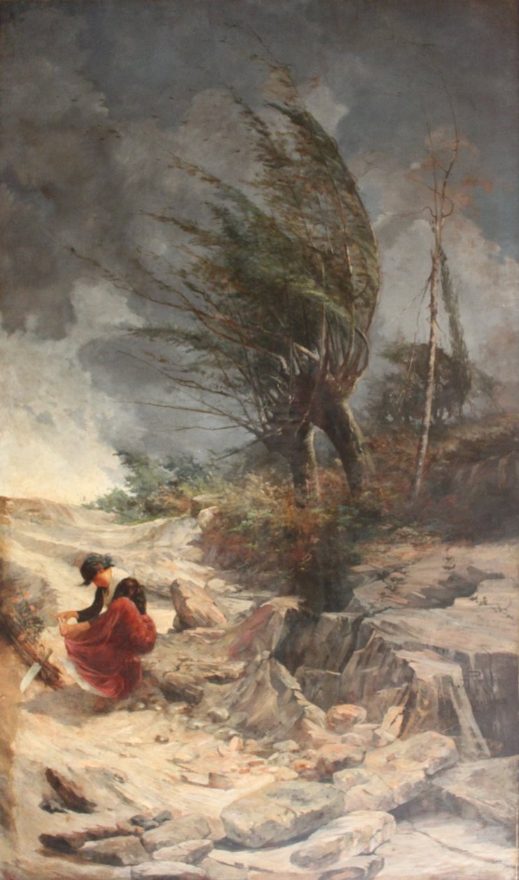 Tuulimyrsky, Venetsia tekijältä Antonio Parreiras