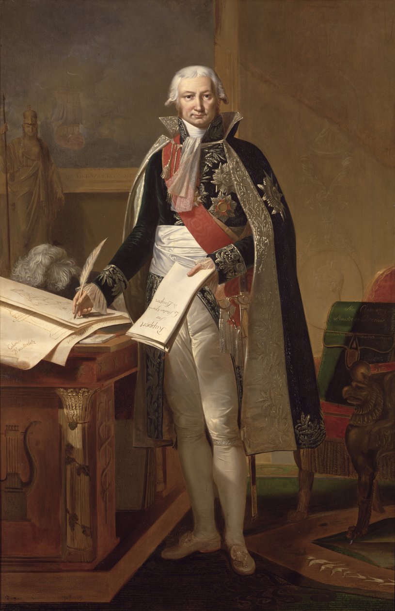 Jean-Baptiste de Nompere de Champagny (1756-1834) Cadoren herttua Theodore Rousseaun (1812-67) vuonna 1853 tilatun maalauksen jälkeen tekijältä Antoine Ansiaux