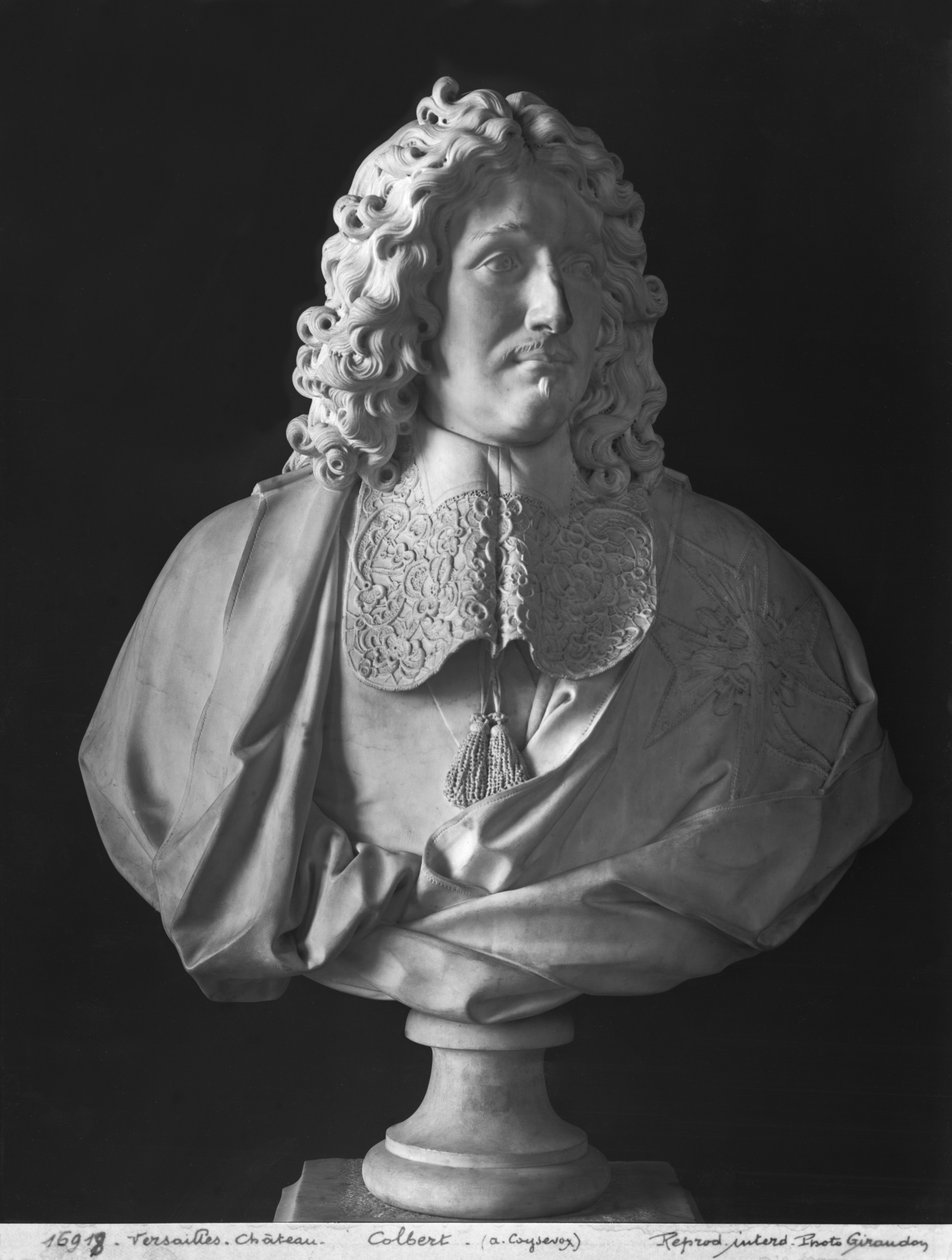 Jean-Baptiste Colbert de Torcyn rintakuva (marmori) tekijältä Antoine Coysevox
