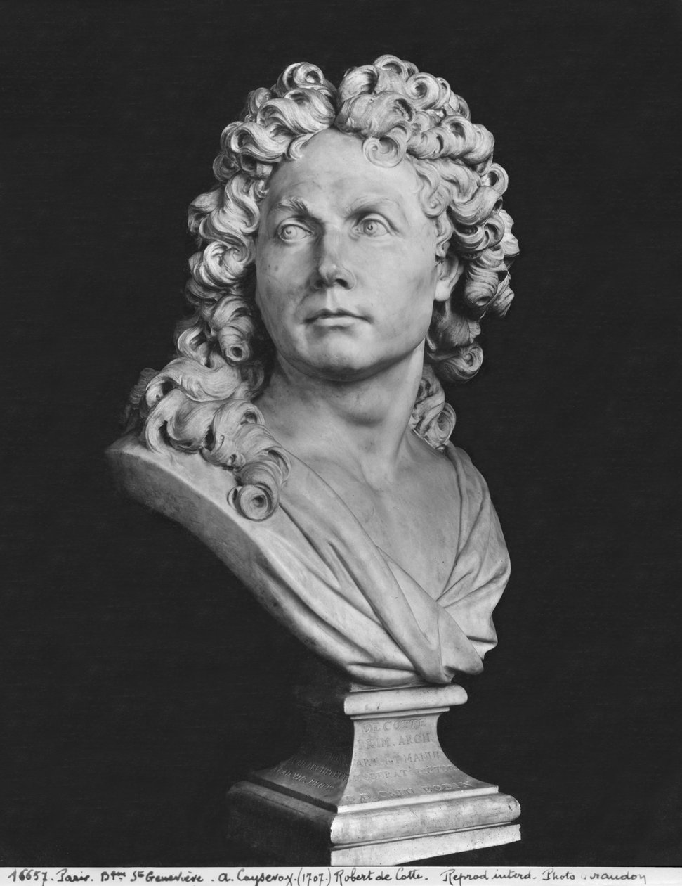 Robert de Cotten rintakuva, 1707 (ks. myös 346010, 346011) (marmori) tekijältä Antoine Coysevox