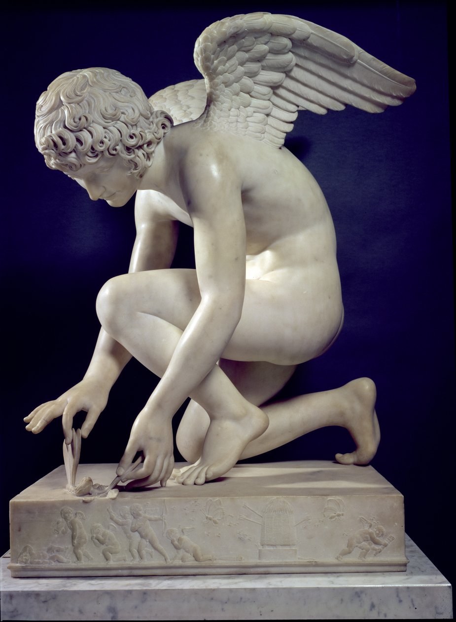 Cupido, 1817 (marmori) tekijältä Antoine Denis Chaudet