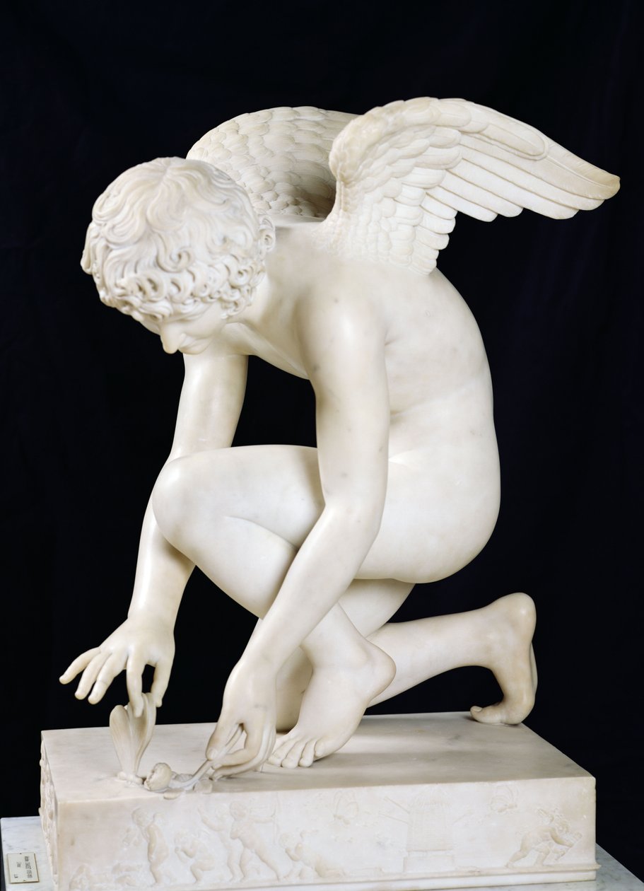 Cupido, 1817 (marmori) tekijältä Antoine Denis Chaudet