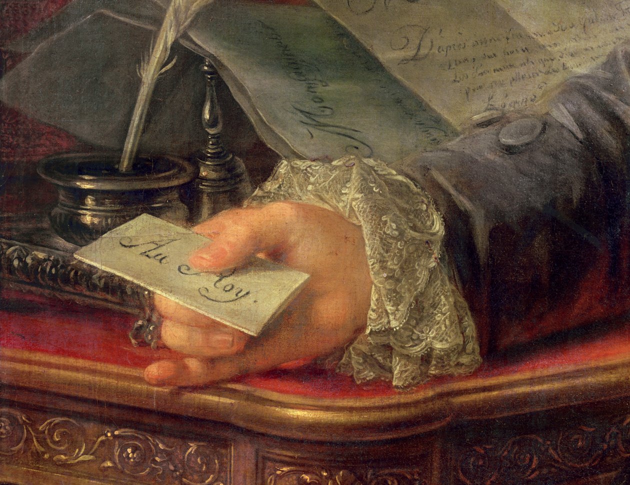 Charles Gravier (1719-87) Vergennesin kreivi (257923:n yksityiskohta) tekijältä Antoine François Callet