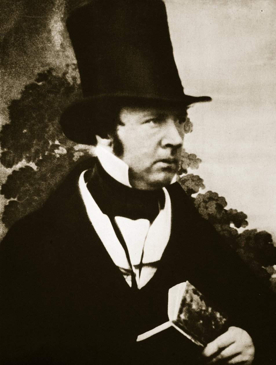 Fox Talbotin muotokuva (seepiakuva) tekijältä Antoine Francois Jean Claudet