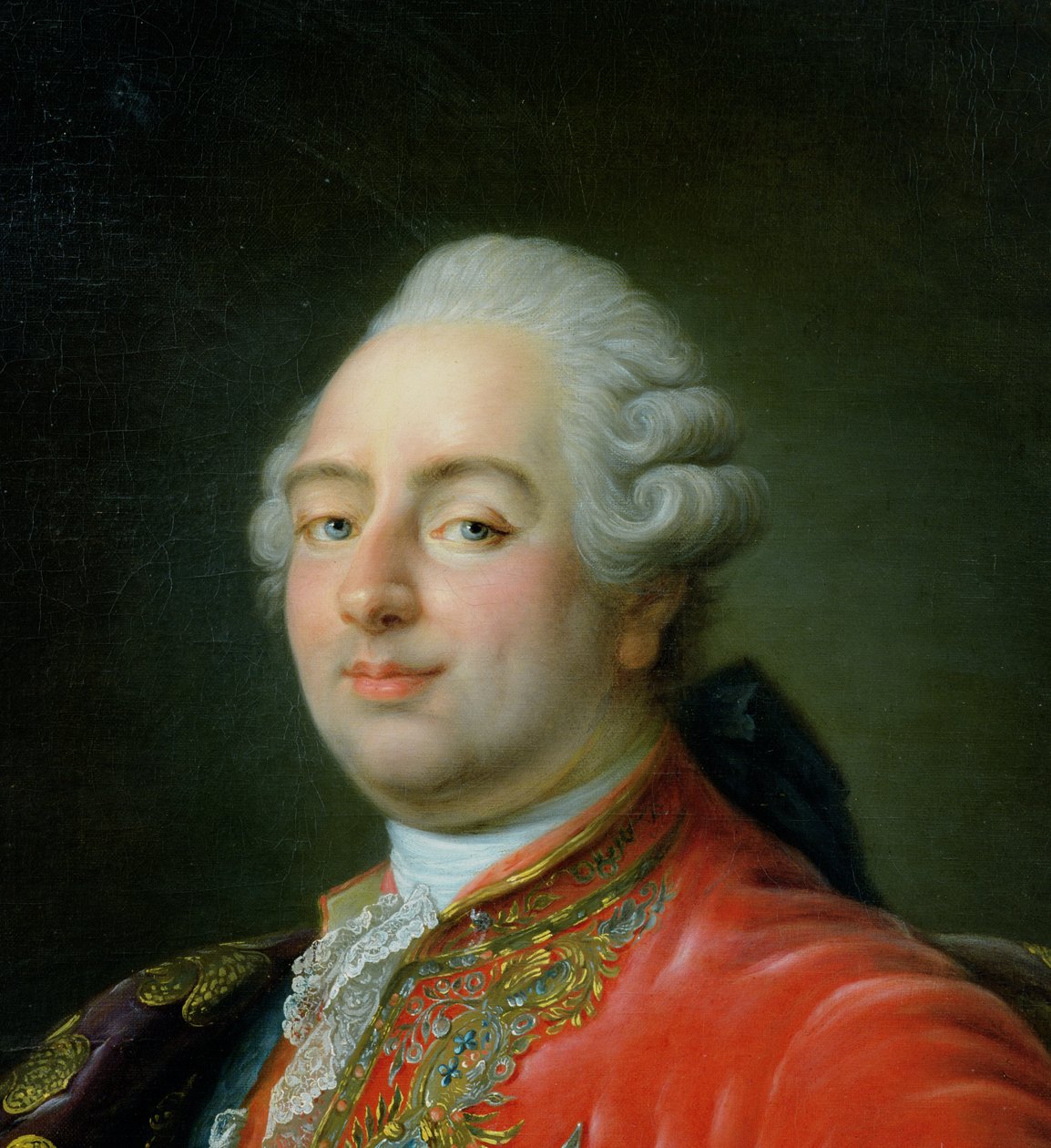 Ludvig XVI (1754-93) 1786 (yksityiskohta 180025) tekijältä Antoine François Callet