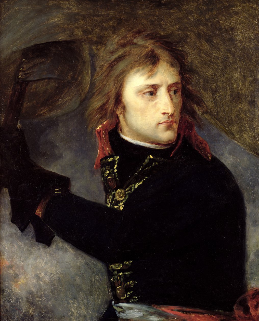 Bonaparte Arcolen sillalla, 17. marraskuuta 1796 tekijältä Antoine Jean Gros