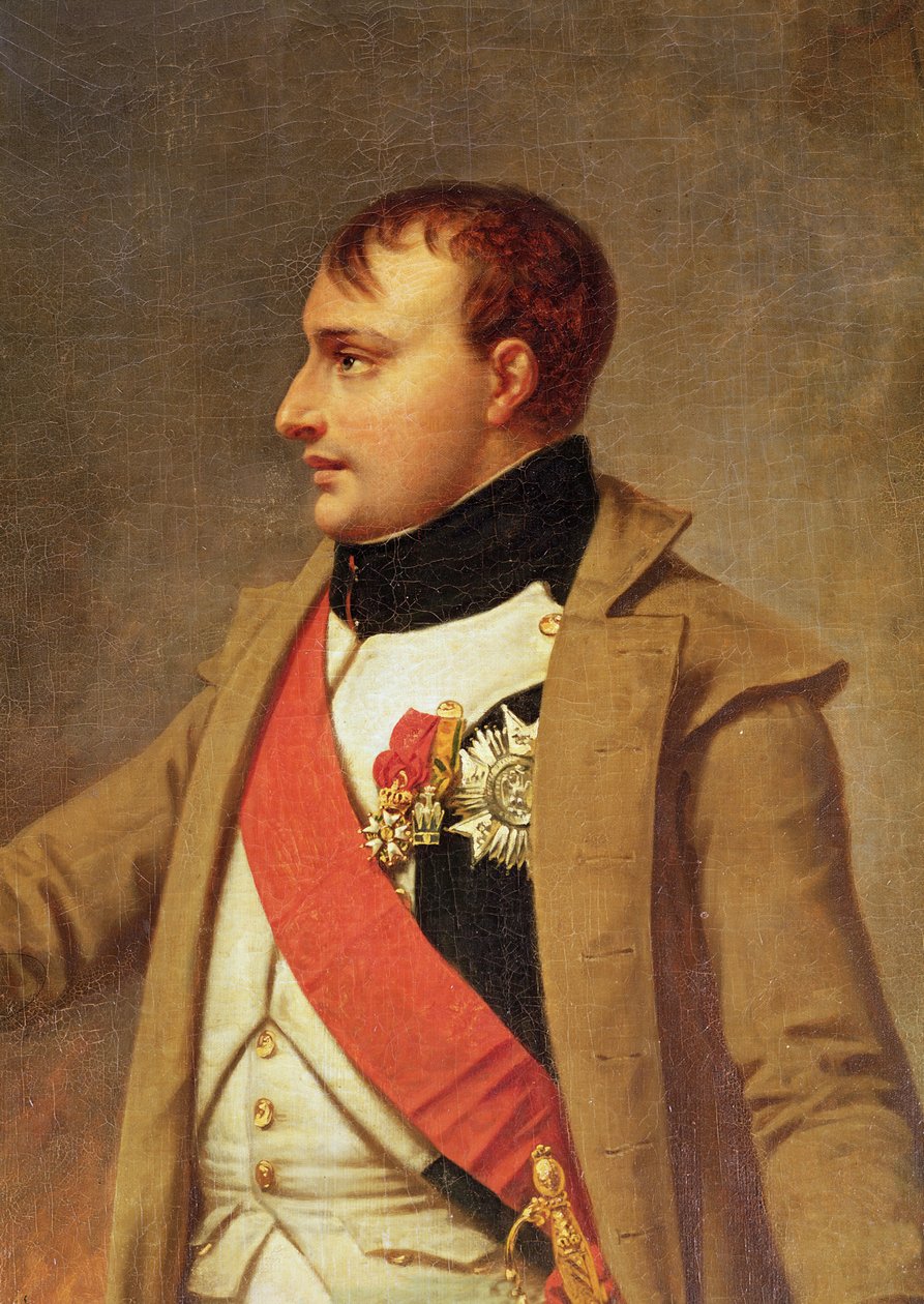 Yksityiskohta Napoleonin tapaamisesta Frans II:n kanssa Austerlitzin taistelun jälkeen, noin 1812. tekijältä Antoine Jean Gros