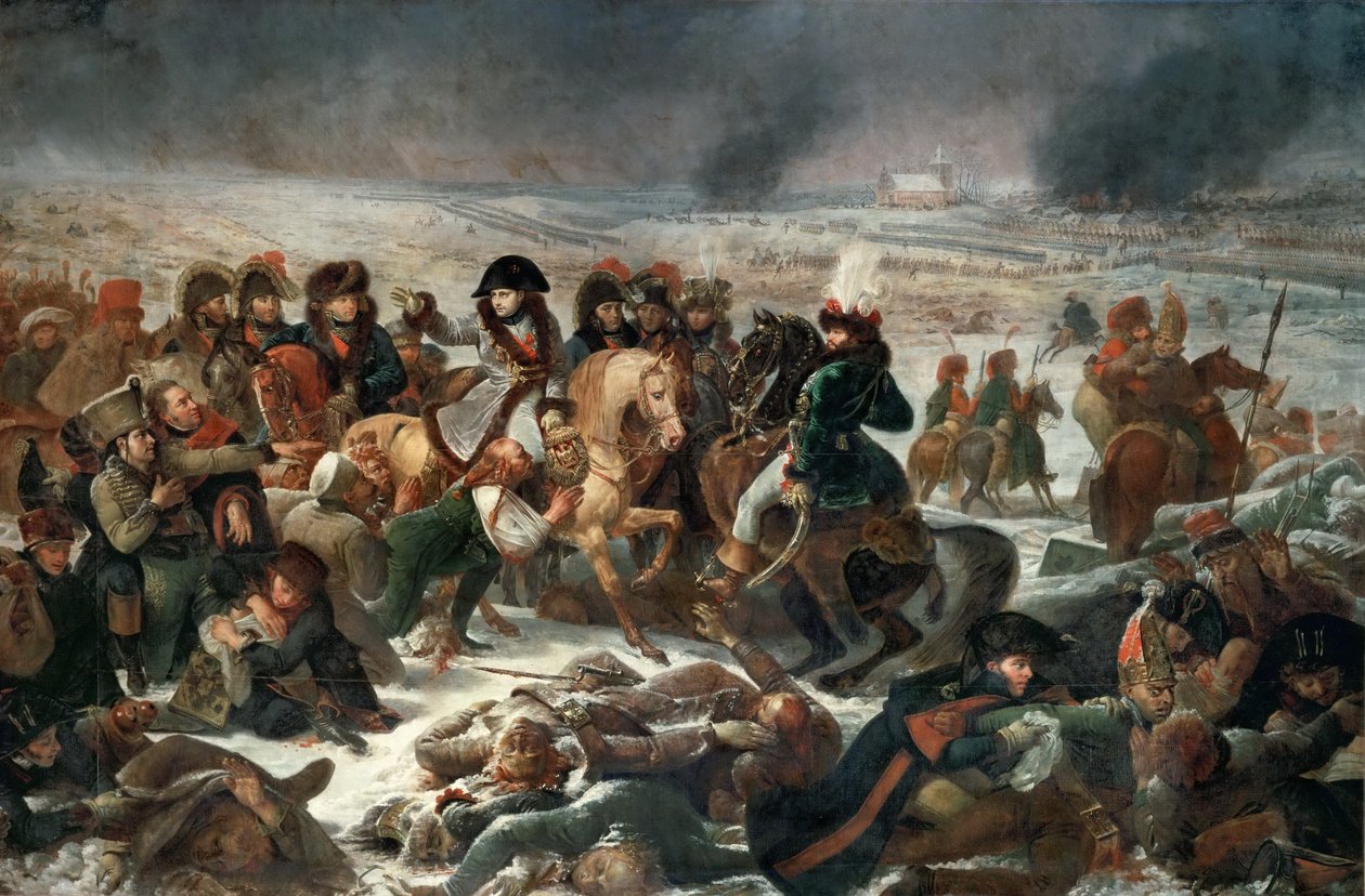 Napoleon Eylaun taistelun aikana tekijältä Antoine Jean Gros